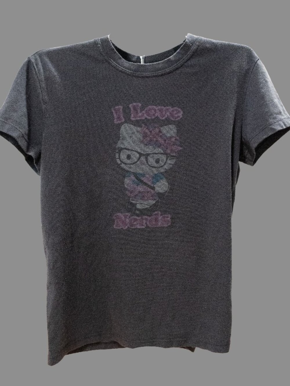 Vintage 2005 Hello Kitty I Love Nerds Sanrio Mighty Fine Y2K Tee